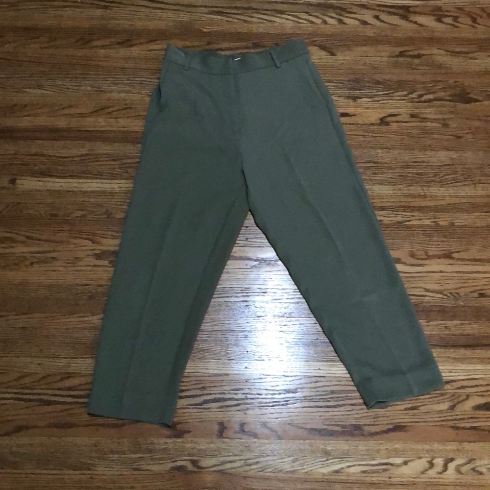 Olive green dress pants